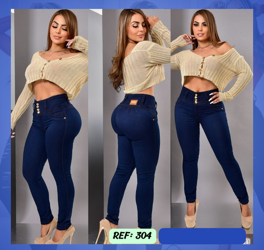 Jeans Levanta Cola Ref 304