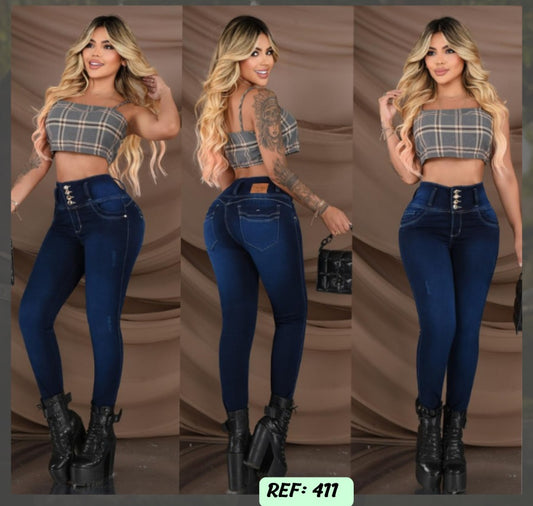 Jeans Levanta Cola Ref 411