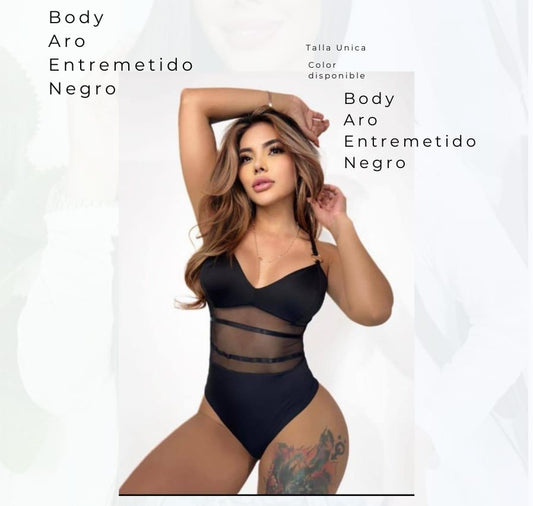 Body Aro Entremetido Negro