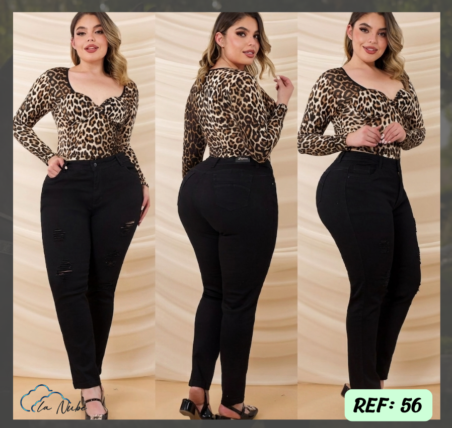 Jeans Levanta Cola PLUSS Ref 56