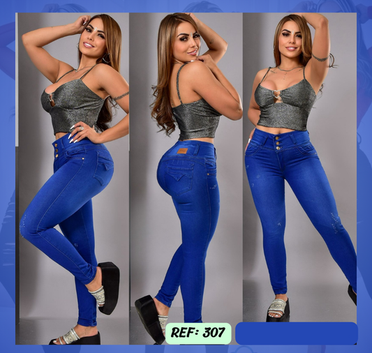 Jeans Levanta Cola Ref 307