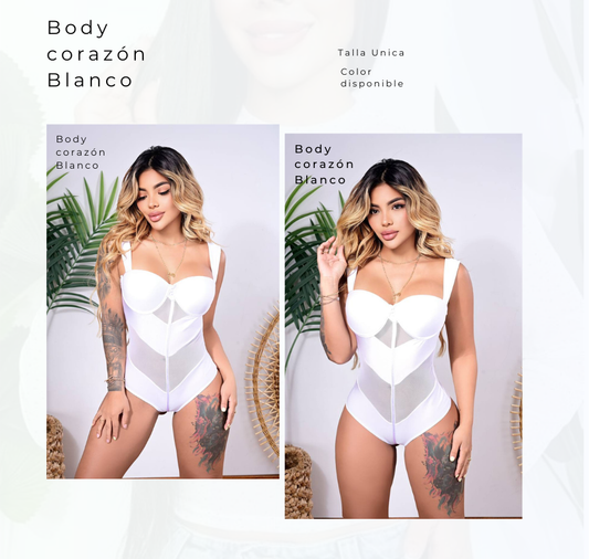 Body Corazón Blanco