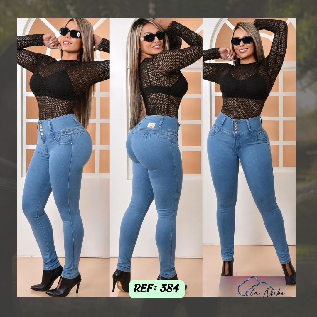 Jeans Levanta Cola Ref 384