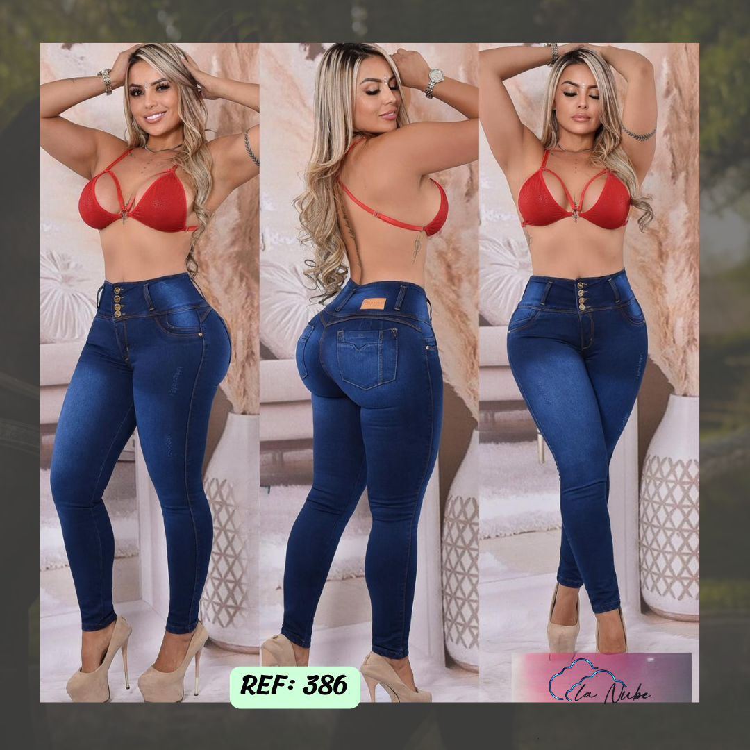 Jeans Levanta Cola Ref 386