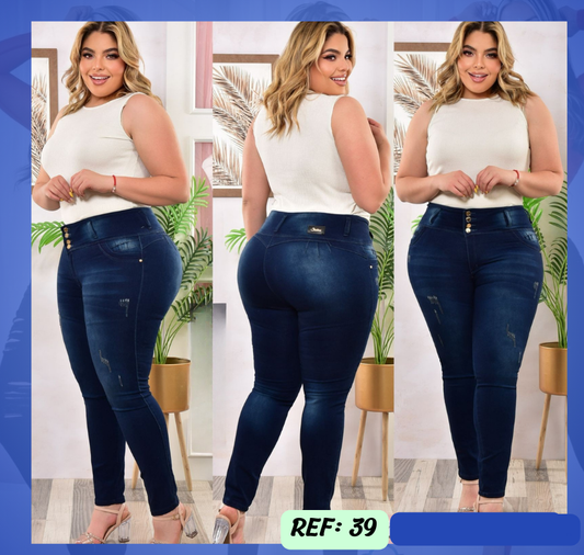 Jeans Levanta Cola PLUSS Ref 39