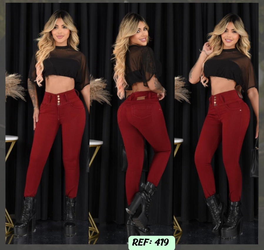 Jeans Levanta Cola Ref 419