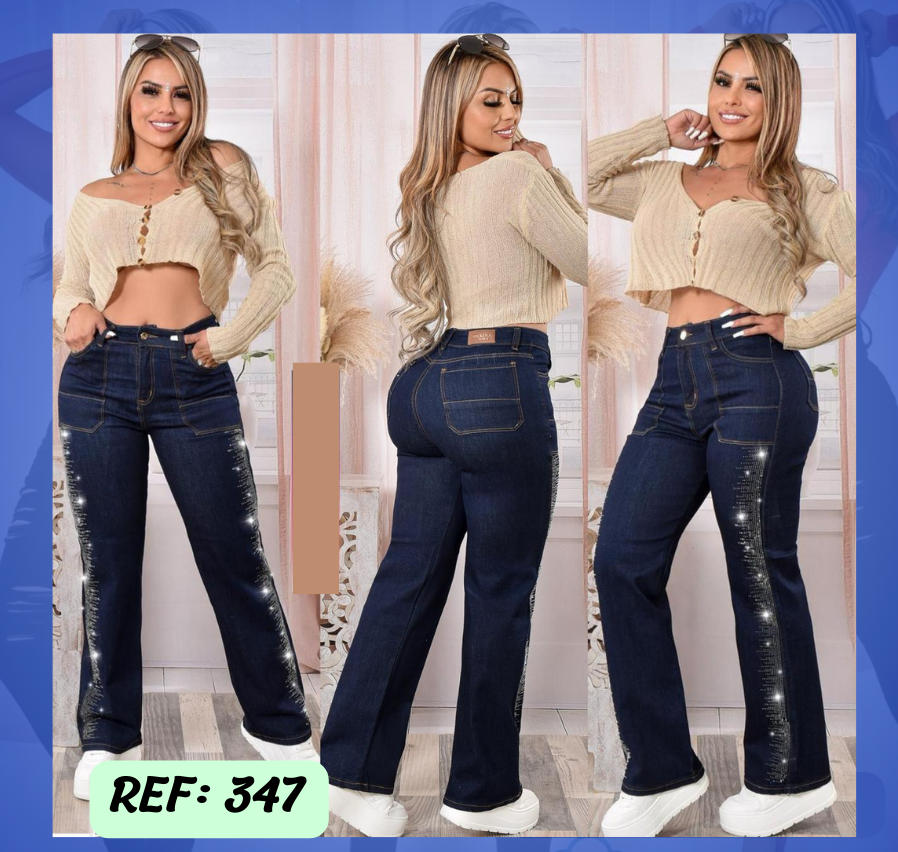 Jeans Colombiano Brillos Ref 347