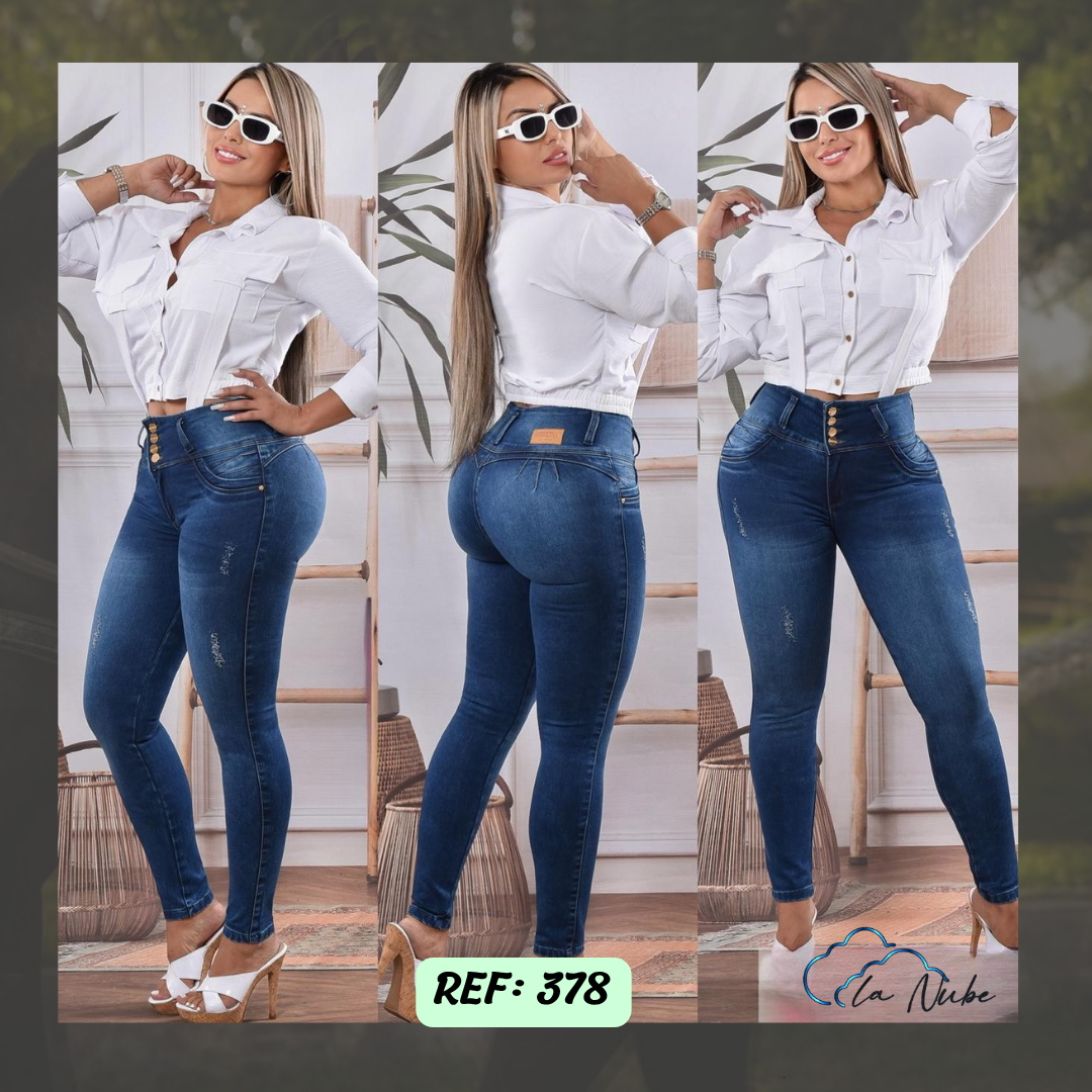 Jeans Levanta Cola Ref 378