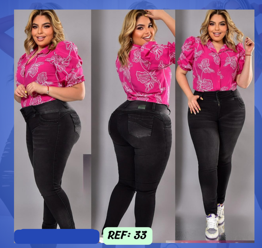 Jeans Levanta Cola PLUSS Ref 33