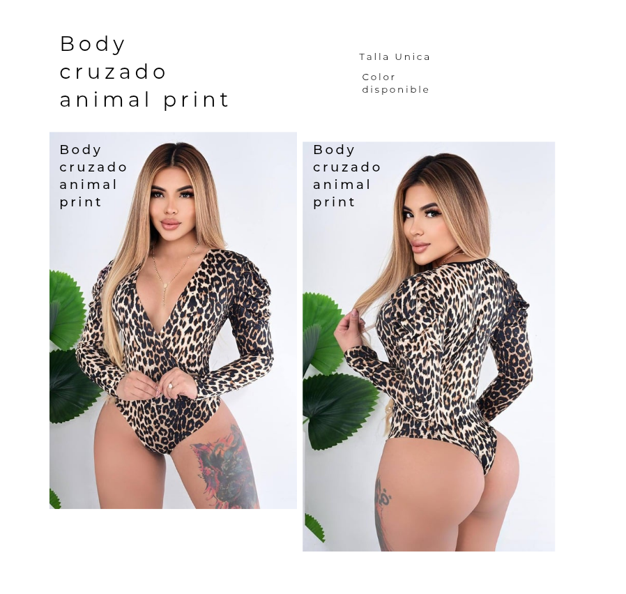 Body Leopardo Cruzado