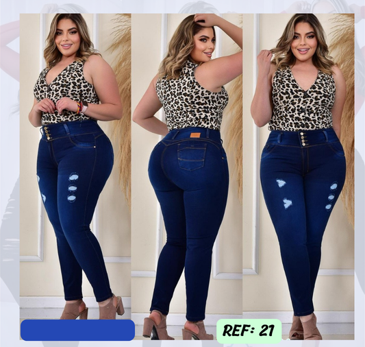 Jeans Levanta Cola PLUSS Ref 21