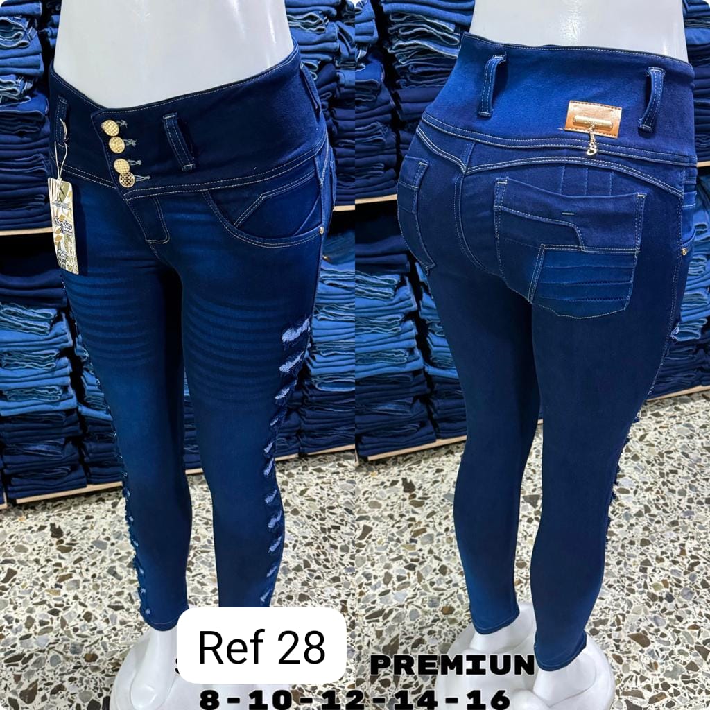 Jeans Levanta Cola Ref 28