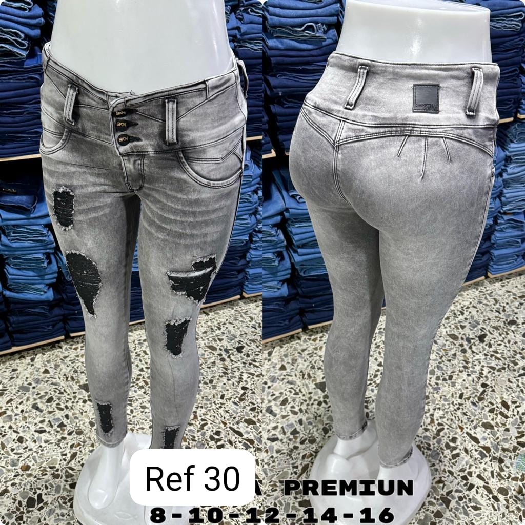 Jeans Levanta Cola Ref 30