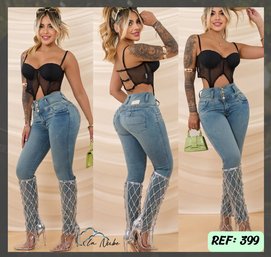 Jeans Levanta Cola Ref 399