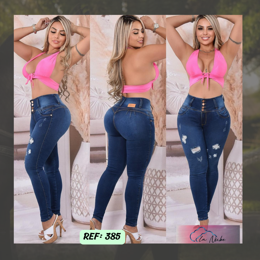 Jeans Levanta Cola Ref 385