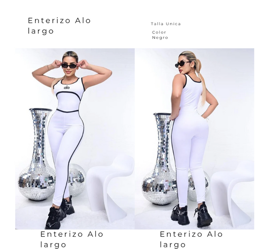 Enterizo Alo largo Blanco