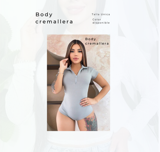 Body Clásico Cremallera