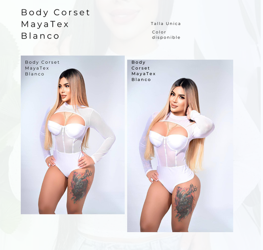 Body Corset Maya Tex Blanco