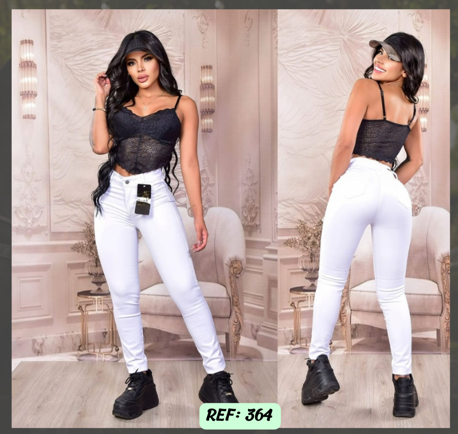 Jeans Levanta Cola Skinny Ref 364