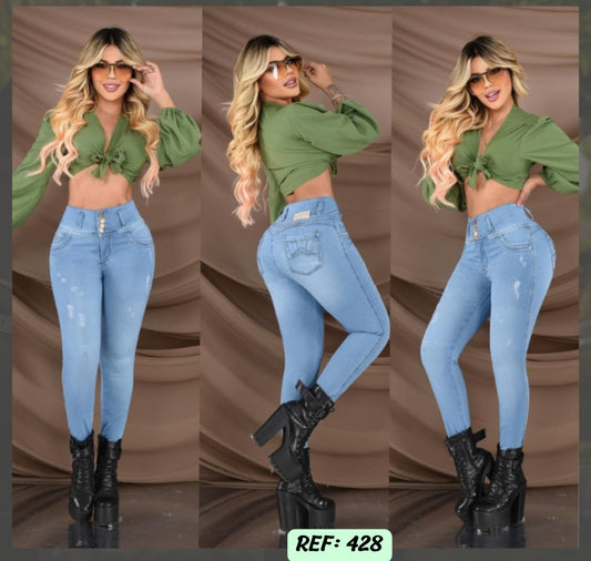 Jeans Levanta Cola Ref 428