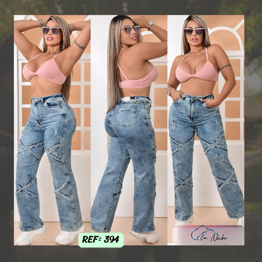 Jeans Colombiano Palazzo Ref 394