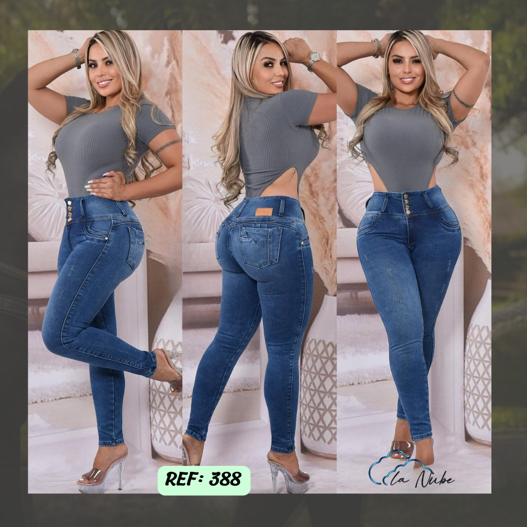 Jeans Levanta Cola Ref 388