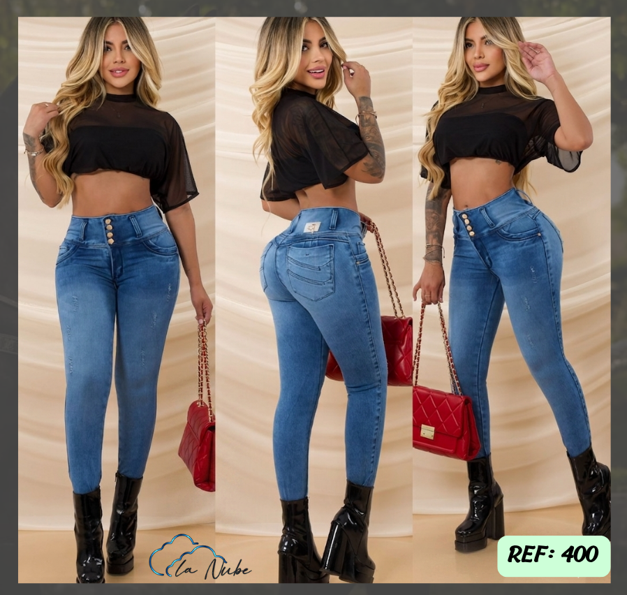 Jeans Levanta Cola Ref 400
