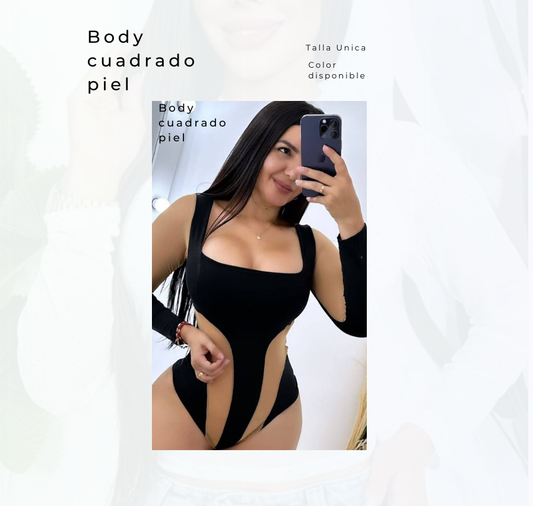 Body Cuadrado Piel