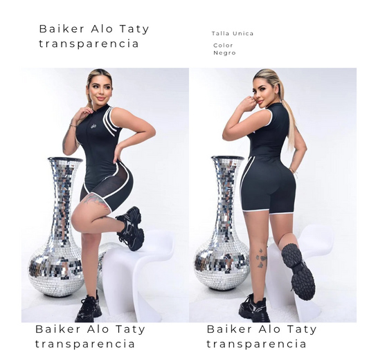 Baiker Alo Taty transparencia Negro