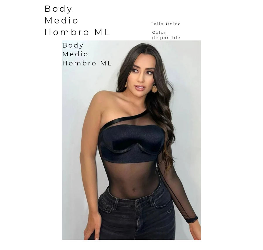 Body Medio Hombro ML