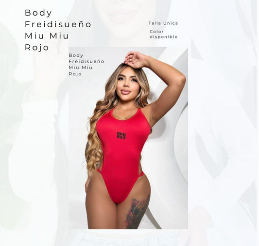 Body Freidisueño Miu Miu Rojo