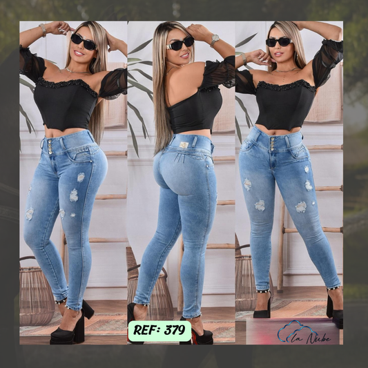 Jeans Levanta Cola Ref 379