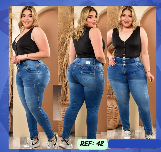 Jeans Levanta Cola PLUSS Ref 42