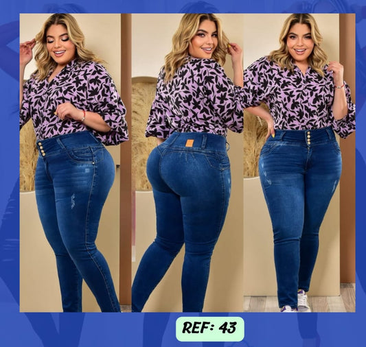 Jeans Levanta Cola PLUSS Ref 43
