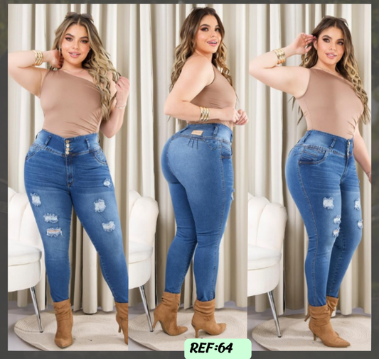 Jeans Levanta Cola PLUSS Ref 64